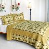 [Autumn in Countryside] Cotton 3PC Vermicelli-Quilted Printed Quilt Set (Full/Queen Size)