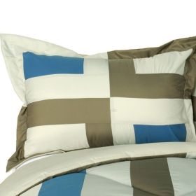 [So Young] Quilted Patchwork Down Alternative Comforter Set (Full/Queen Size)