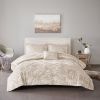 4 Pcs Velvet Comforter Set with Throw Pillow(Full/Queen)