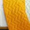 [Spoken Word ] 3PC Vermicelli-Quilted Patchwork Quilt Set (Full/Queen Size)