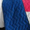 [The Cross of Life] Vermicelli-Quilted Patchwork Geometric Quilt Set Full/Queen