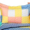 [Macaron Relish] 3PC Vermicelli - Quilted Patchwork Quilt Set (Full/Queen Size)