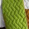 [Timeless - A] Vermicelli-Quilted Patchwork Geometric Quilt Set Full/Queen