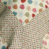 [Colorful Dots] Cotton 3PC Vermicelli-Quilted Dots Printed Quilt Set (Full/Queen Size)