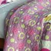 [Colorful Bubble] Cotton 3PC Vermicelli-Quilted Patchwork Quilt Set (Full/Queen Size)