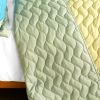 [Endless Horizon] 3PC Vermicelli-Quilted Patchwork Quilt Set (Full/Queen Size)