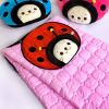 [Sirotan - Ladybug Red] Blanket Pillow Cushion / Travel Pillow Blanket (39.4 by 59.1 inches)