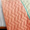 [My Lost Love] 3PC Vermicelli-Quilted Patchwork Quilt Set (Full/Queen Size)