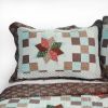 [Melt the Snow] 3PC Cotton Vermicelli-Quilted Printed Quilt Set (Full/Queen Size)