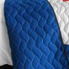 [Ending] Vermicelli-Quilted Patchwork Geometric Quilt Set Full/Queen