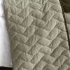 [Tetris - B] Vermicelli-Quilted Patchwork Geometric Quilt Set Full/Queen