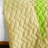 [Wild Territory Shanti] 3PC Vermicelli-Quilted Patchwork Quilt Set (Full/Queen Size)