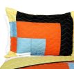 [Twilight Romance] 3PC Vermicelli-Quilted Patchwork Quilt Set (Full/Queen Size)