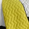 [Be Yourself] Vermicelli-Quilted Patchwork Geometric Quilt Set Full/Queen