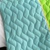 [Lollipops - A] Vermicelli-Quilted Patchwork Geometric Quilt Set Full/Queen