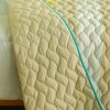 [Something Like Wonderful] 3PC Vermicelli-Quilted Patchwork Quilt Set (Full/Queen Size)