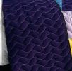 [Purple Feelings] 3PC Vermicelli - Quilted Patchwork Quilt Set (Full/Queen Size)