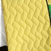 [Romance of Green] 3PC Vermicelli - Quilted Patchwork Quilt Set (Full/Queen Size)