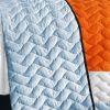 [Sun Prairie] Brand New Vermicelli-Quilted Patchwork Quilt Set Full/Queen