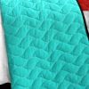 [Shadow In the Water] 3PC Vermicelli - Quilted Patchwork Quilt Set (Full/Queen Size)