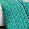 [Unforgettable Start] 3PC Vermicelli - Quilted Patchwork Quilt Set (Full/Queen Size)