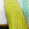 [Starlight Tears] 3PC Vermicelli-Quilted Patchwork Quilt Set (Full/Queen Size)