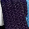 [Colors Quartet] 3PC Vermicelli-Quilted Patchwork Quilt Set (Full/Queen Size)