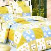 Blancho Bedding - [Yellow Countryside] 100% Cotton 5PC Comforter Set (Full Size)