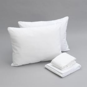 Essentials Bedding Bundle King: Pillows, Sheet Set, Mattress Protector